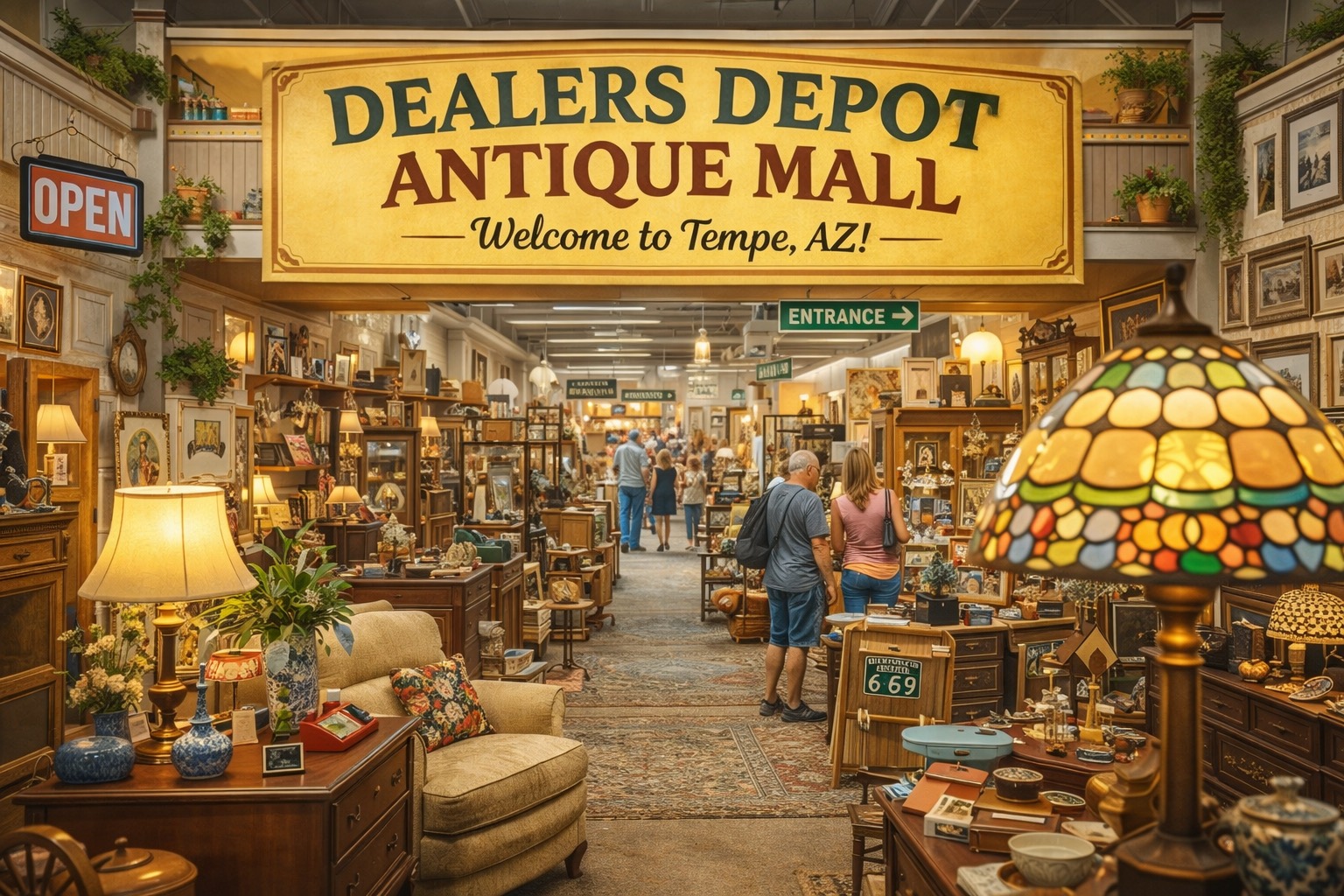 Image, Antique treasures at Dealers Depot
