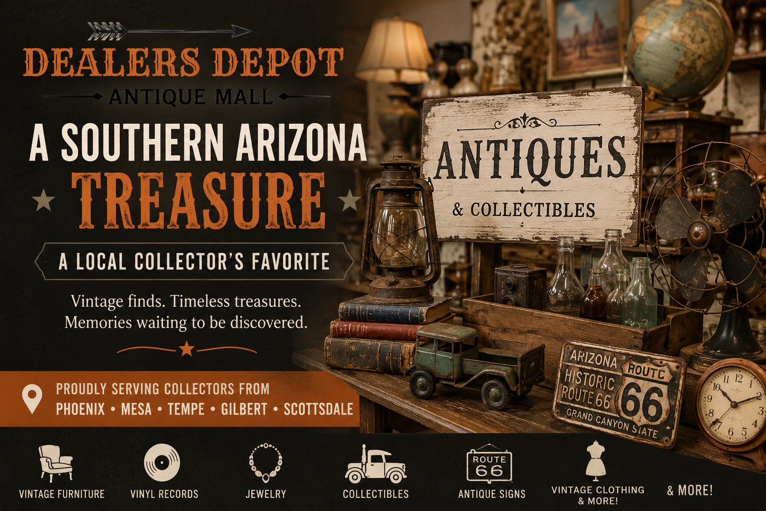 Dealers Depot Antique Mall: Arizona’s Favorite Destination for Vintage Treasures