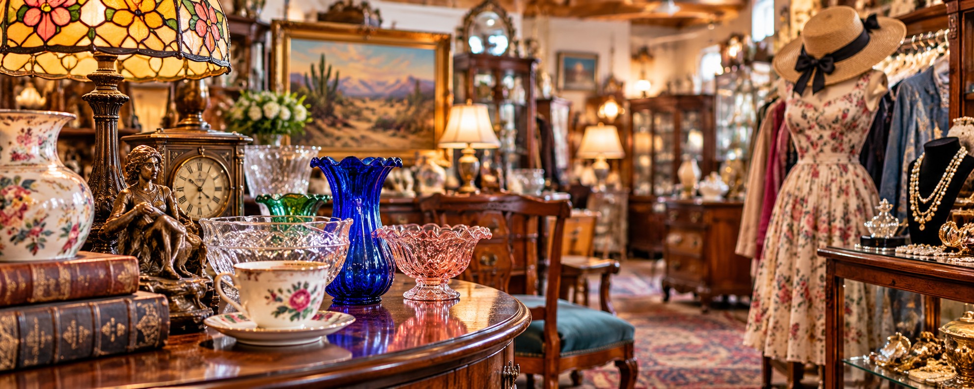 Explore Antiques, Vintage Finds & Collectibles at Dealers Depot Antique Mall in Tempe